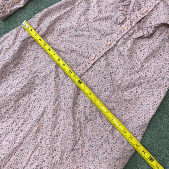 Vintage Cottagecore Prairie Floral ruffle dress - Picture 9 of 10